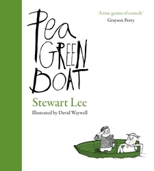 Book cover of Pea Green Boat by Stewart Lee