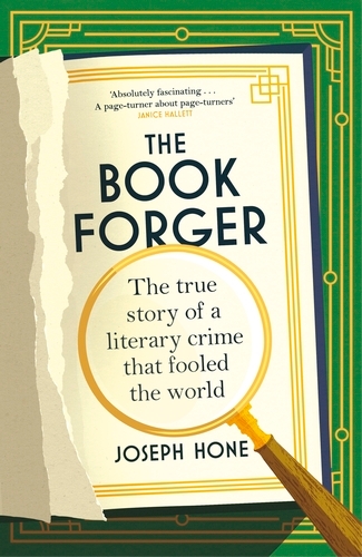 Book cover of The Book Forger by Joseph Hone