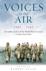 Book cover of Voices In The Air 1939-1945 by Laddie Lucas