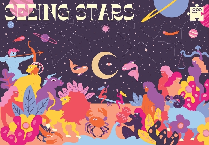 Book cover of Seeing Stars: 1000-Piece Jigsaw Puzzle by Hardie Grant Books