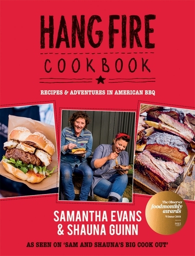 Book cover of Hang Fire Cookbook by Samantha Evans, Shauna Guinn
