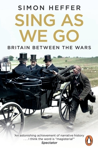 Book cover of Sing As We Go by Simon Heffer