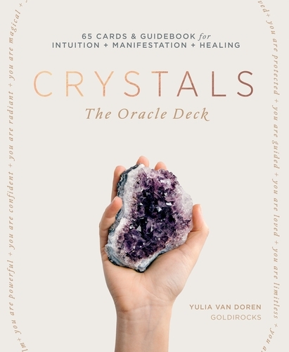 Book cover of Crystals: The Oracle Deck by Yulia Van Doren