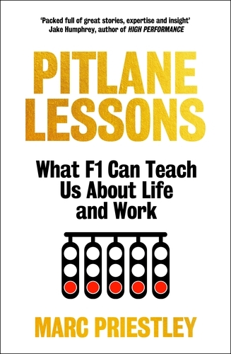 Book cover of Pitlane Lessons by Marc Priestley