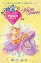 Book cover of Pocket Cats: Feline Charm by Kitty Wells