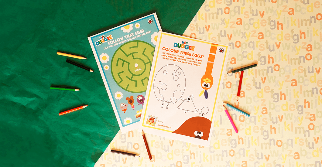 Have a fun-filled Easter with these Hey Duggee activity sheets