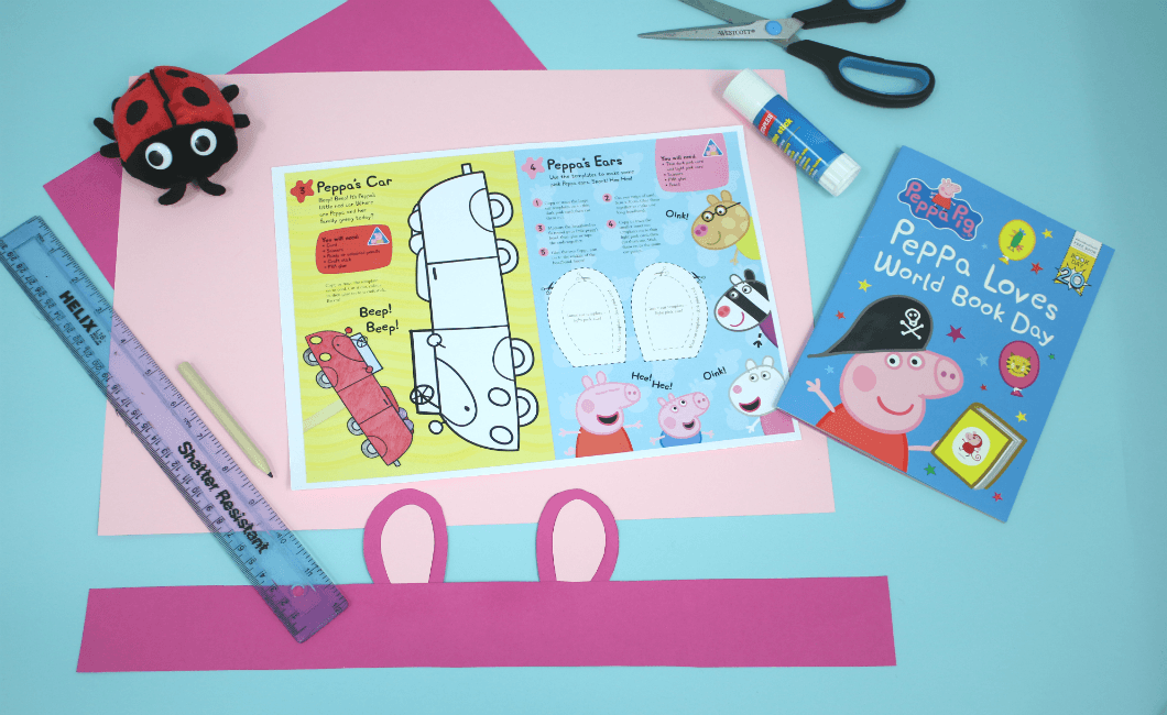 Make your own fun Peppa Pig ears and costume