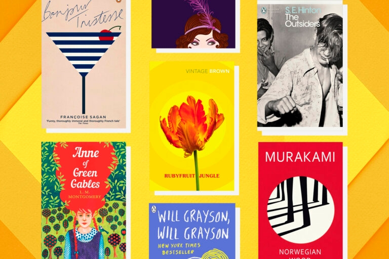 Book covers of the best coming of age novels