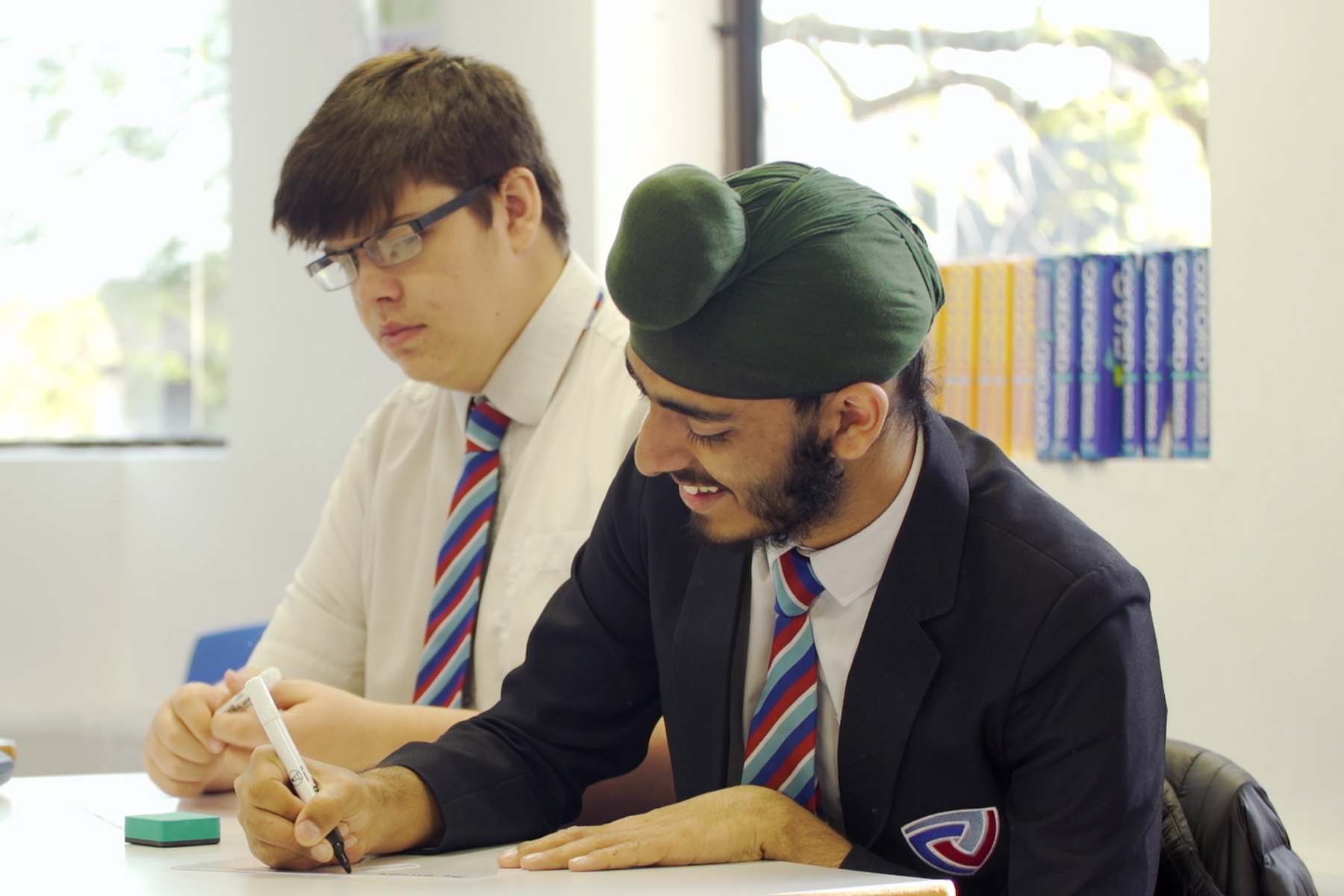 A school studying Malorie Blackman at GCSE