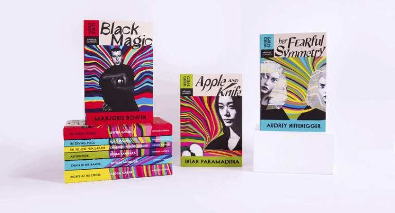 Packshot of the Vintage Weird Girls series from Penguin Shop