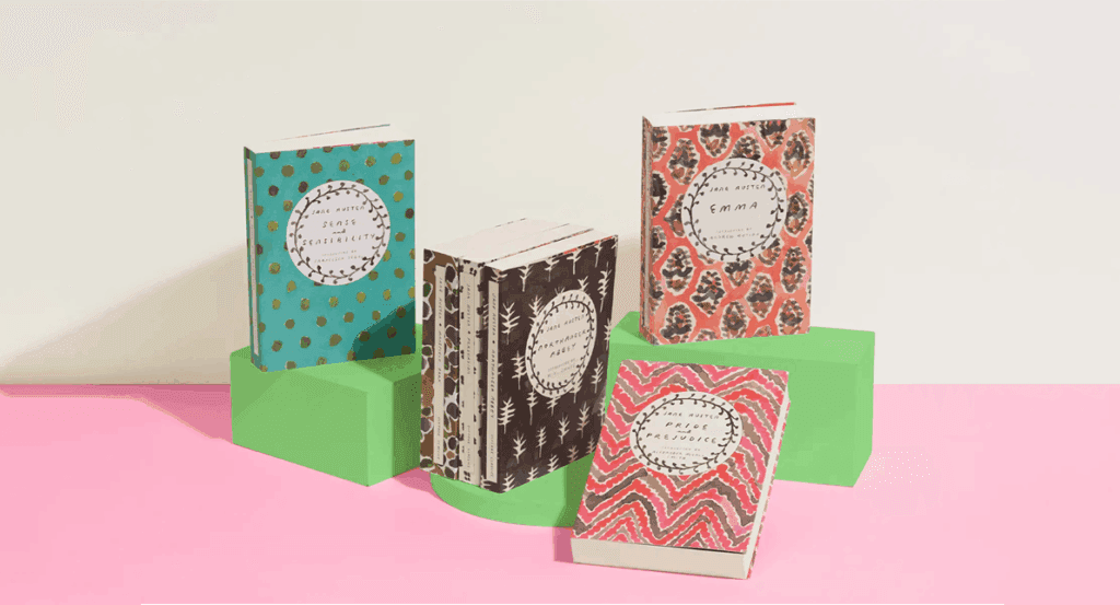 A photo of the Jane Austen Vintage bundle from the Penguin Shop