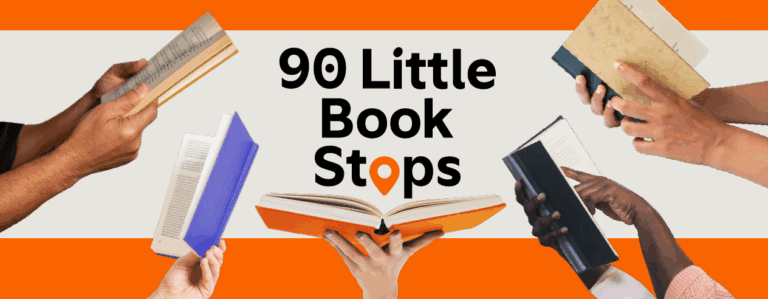 Decorative banner for 90 Little Books Stops