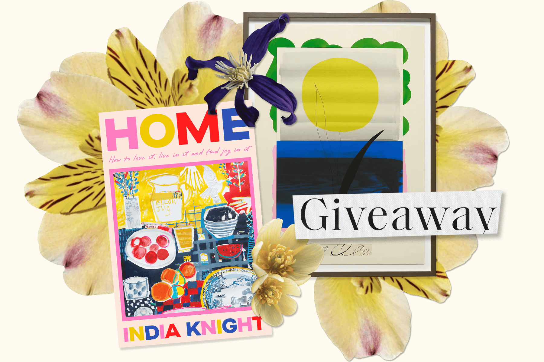 [NOW CLOSED] Win an exclusive framed print from Collagerie with India Knight’s Home