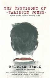 Book cover of The Testimony of Taliesin Jones by Rhidian Brook