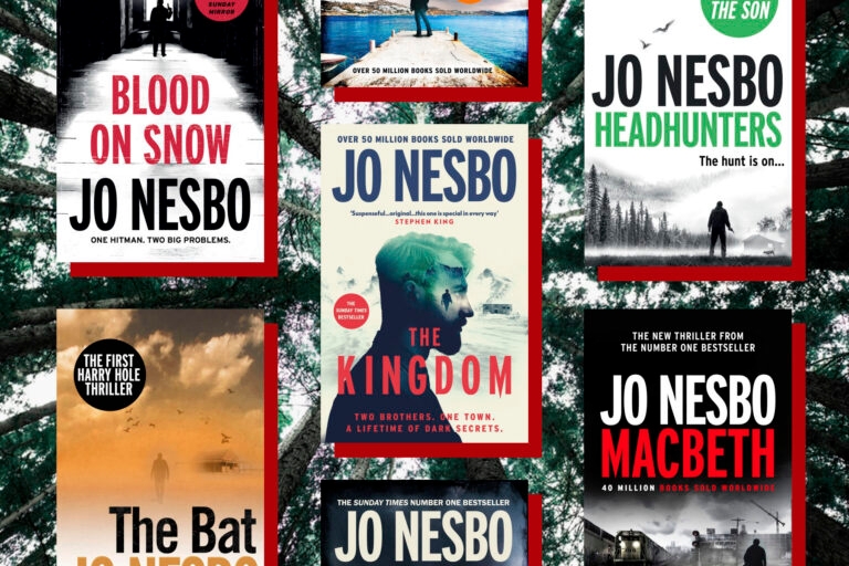 An image of Jo Nesbo book covers