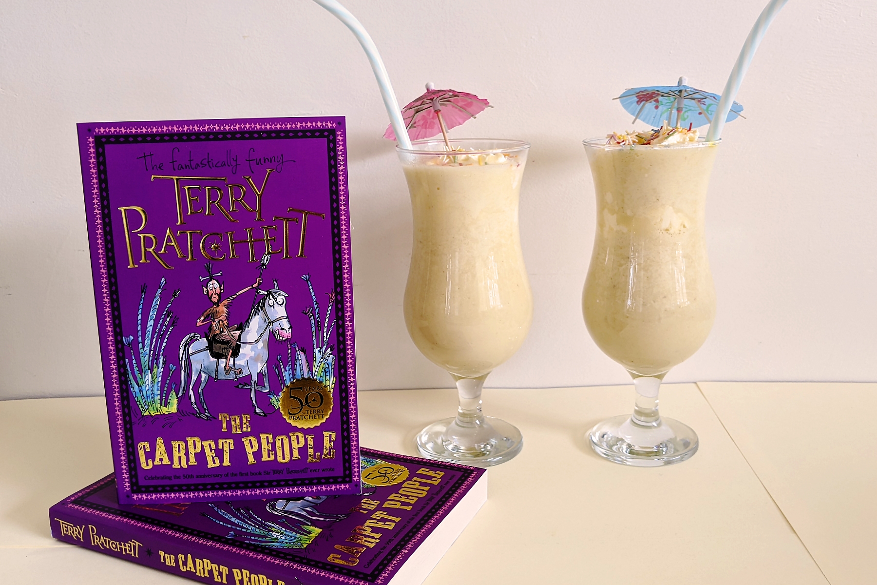 Make a Terry Pratchett-inspired banana milkshake