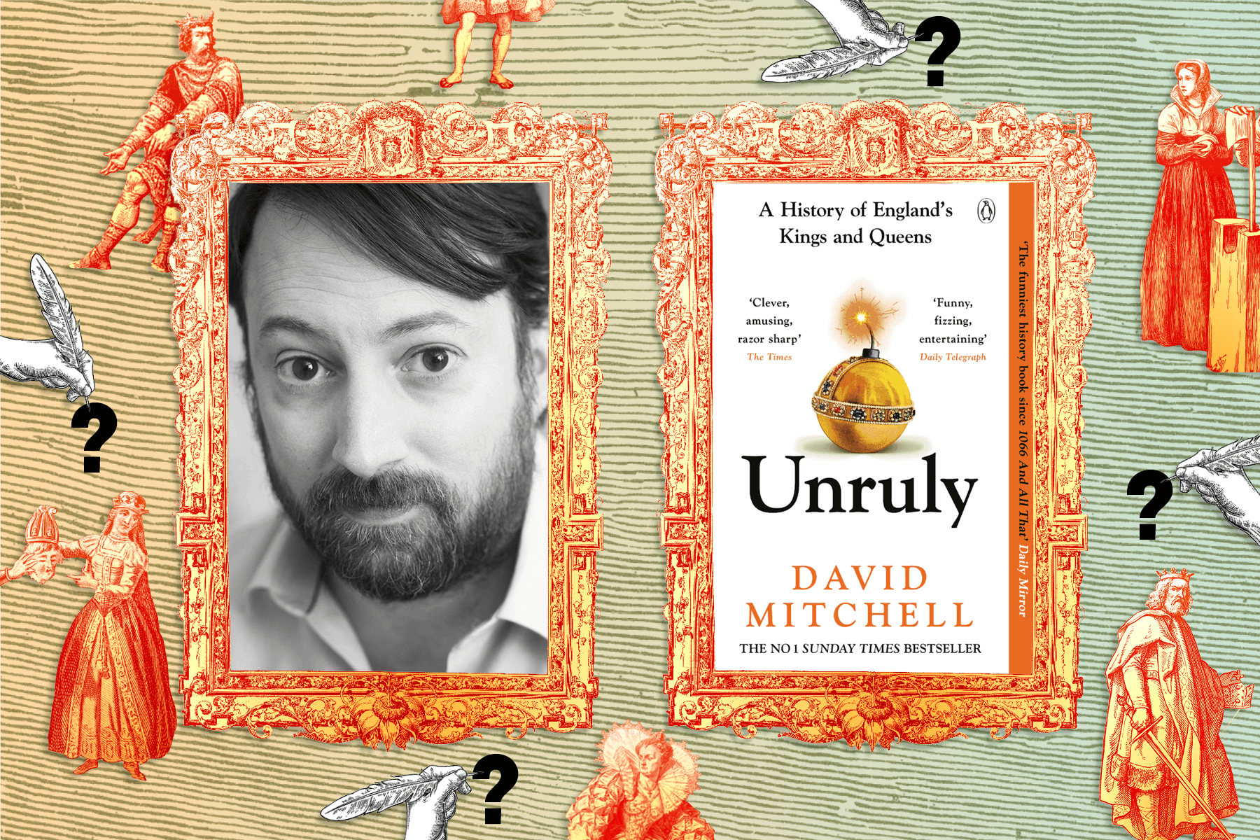 The ultimate Kings and Queens pub quiz from David Mitchell’s Unruly